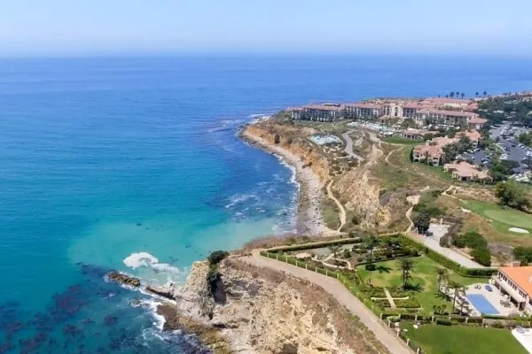 palos verdes beach side view